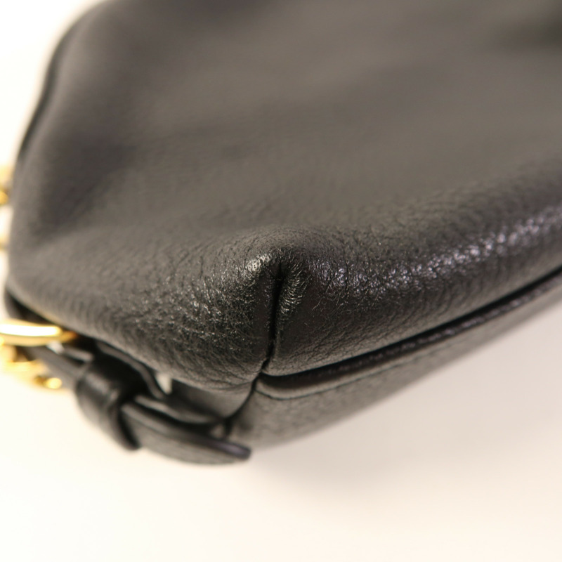 Miu Miu 牛皮皮革Shoulder Bag金扣肩背袋-12