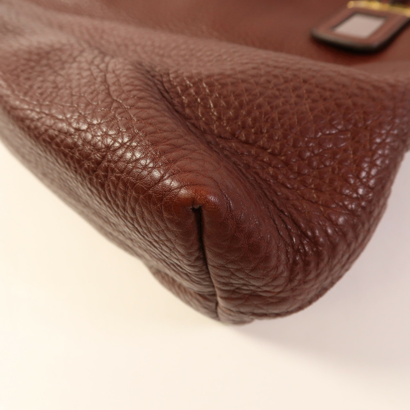 PRADA 牛皮皮革2 Way Shoulder Bag金扣手挽肩背兩用袋-12