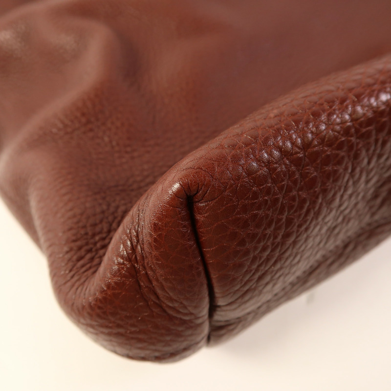 PRADA 牛皮皮革2 Way Shoulder Bag金扣手挽肩背兩用袋-13