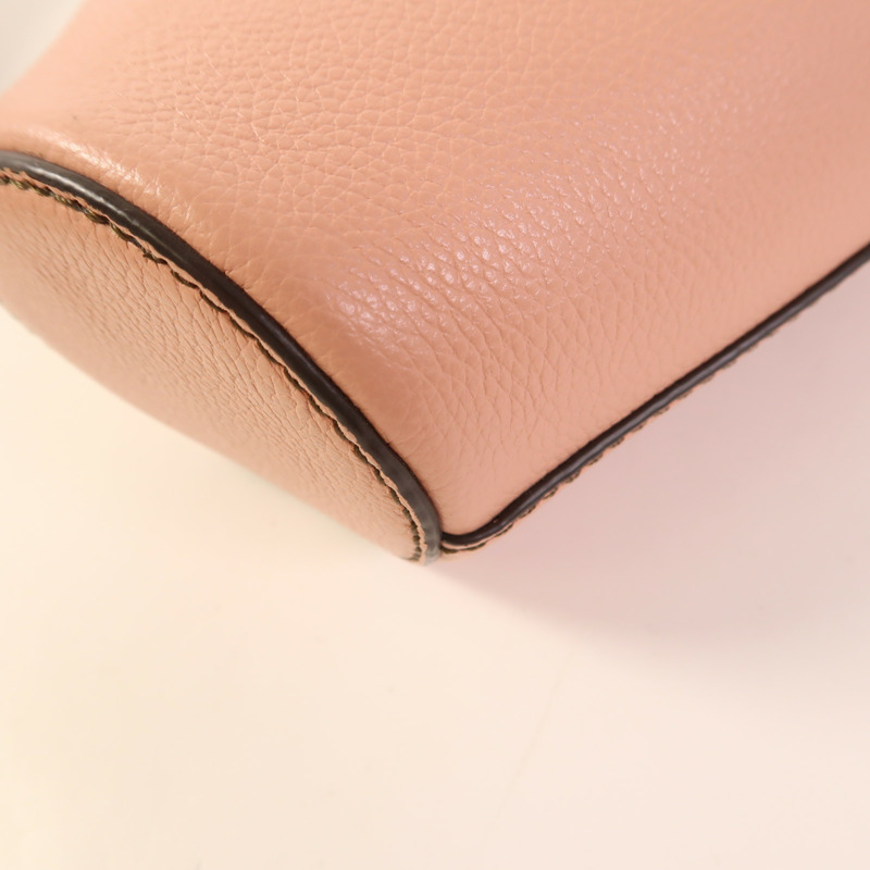 Chloe 牛皮皮革2 Way Shoulder金扣手挽肩背兩用袋-15