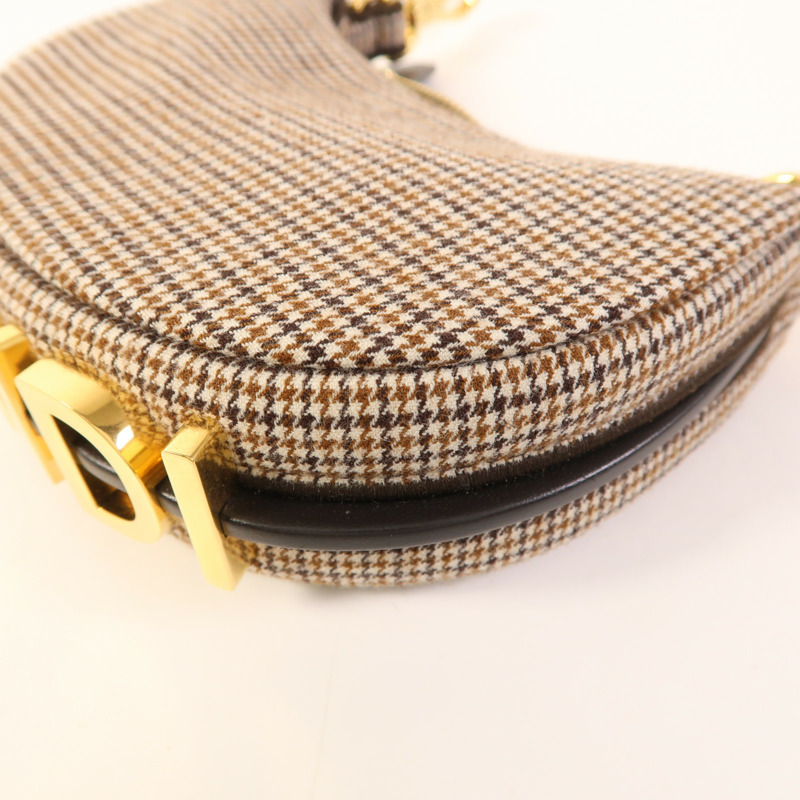 FENDI 羊毛Nano Fendigraphy金扣手挽袋-9