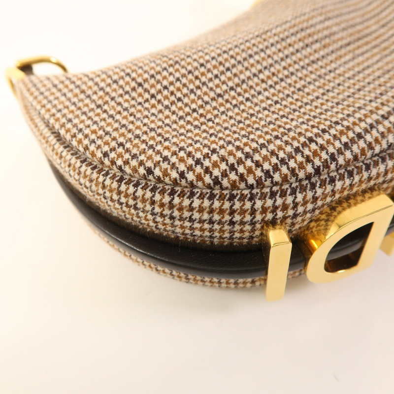 FENDI 羊毛Nano Fendigraphy金扣手挽袋-12