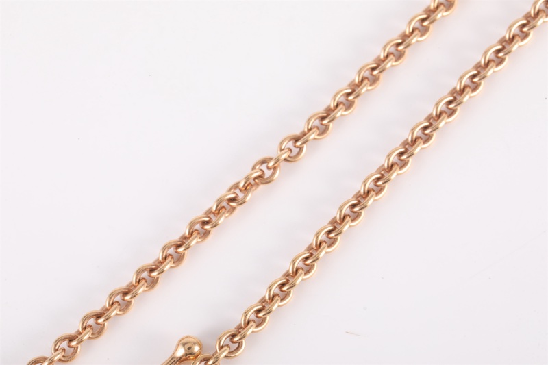 HERMES(愛馬仕)  18K玫瑰金 鑽石 玫瑰金 馬蹄扣 滿鑽 項鏈 手鏈 18K-3