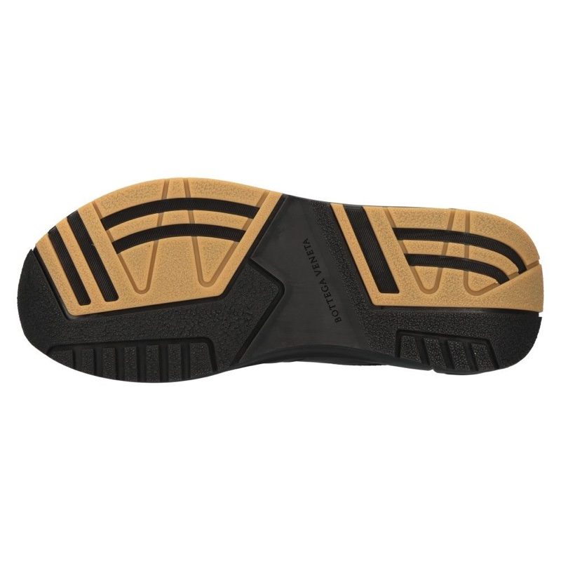 BOTTEGA VENETA BV Speedster Leather Sneakers - Black低筒運動休閒鞋 老爹鞋 板鞋-4