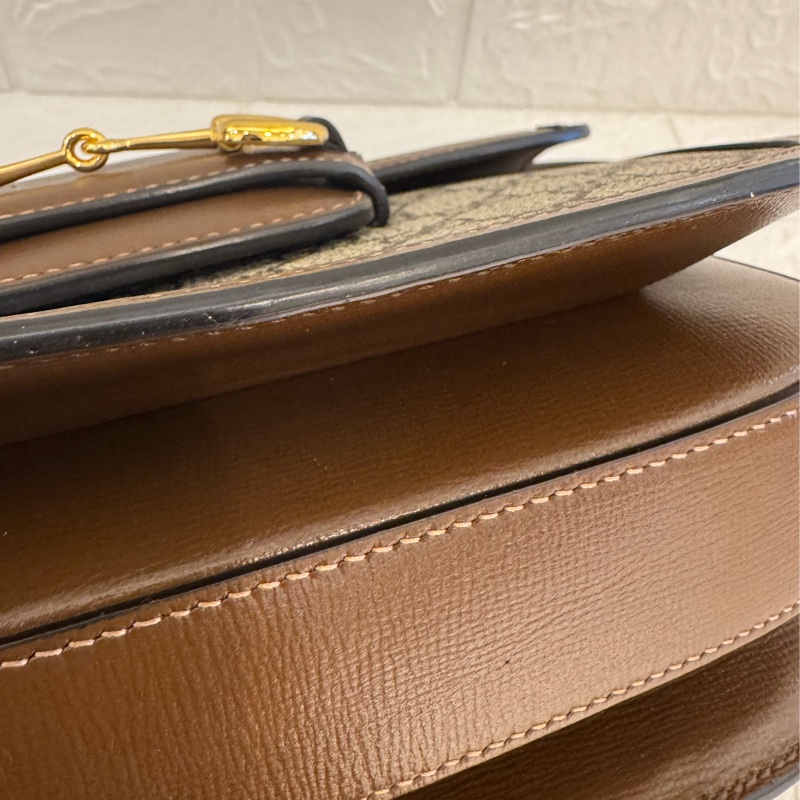 Gucci咖pvc1955斜背包GM-9