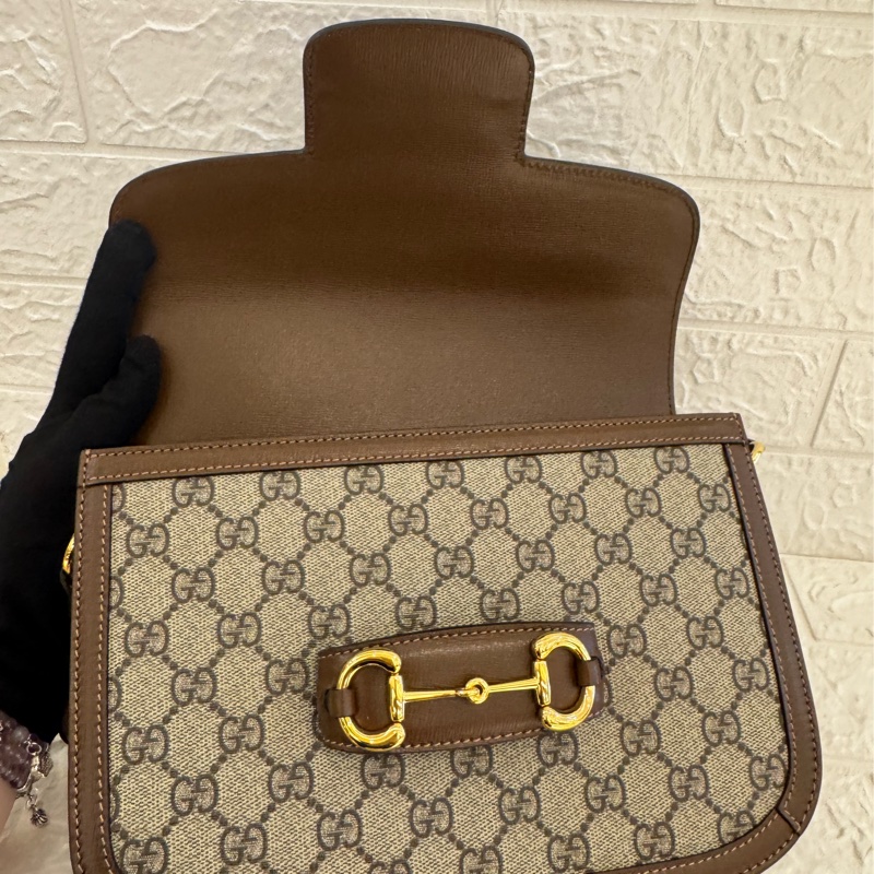 Gucci咖pvc1955斜背包GM-16