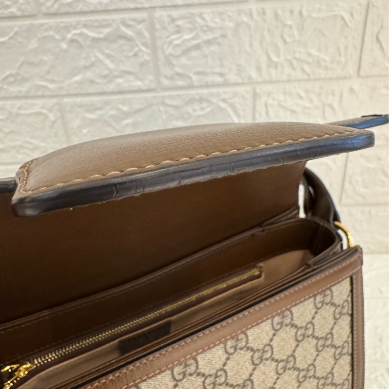 Gucci咖pvc1955斜背包GM-20