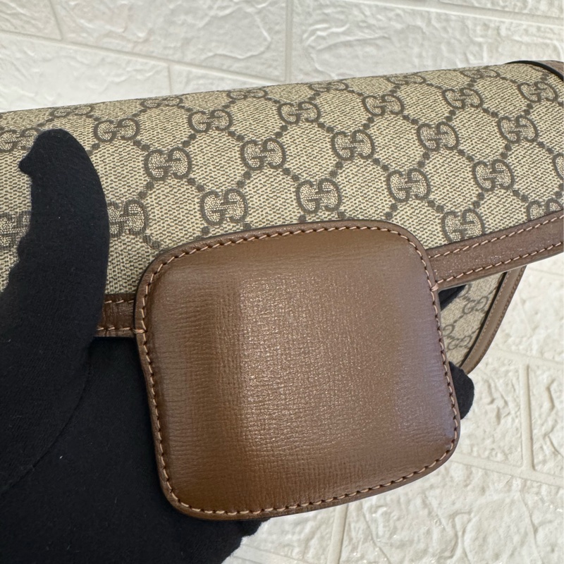 Gucci咖pvc1955斜背包GM-35