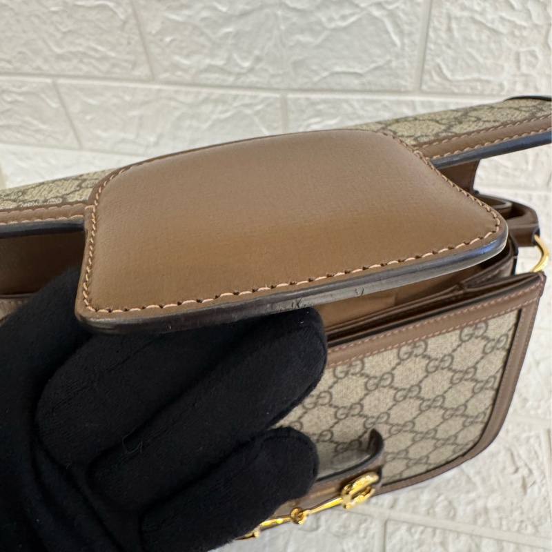 Gucci咖pvc1955斜背包GM-36