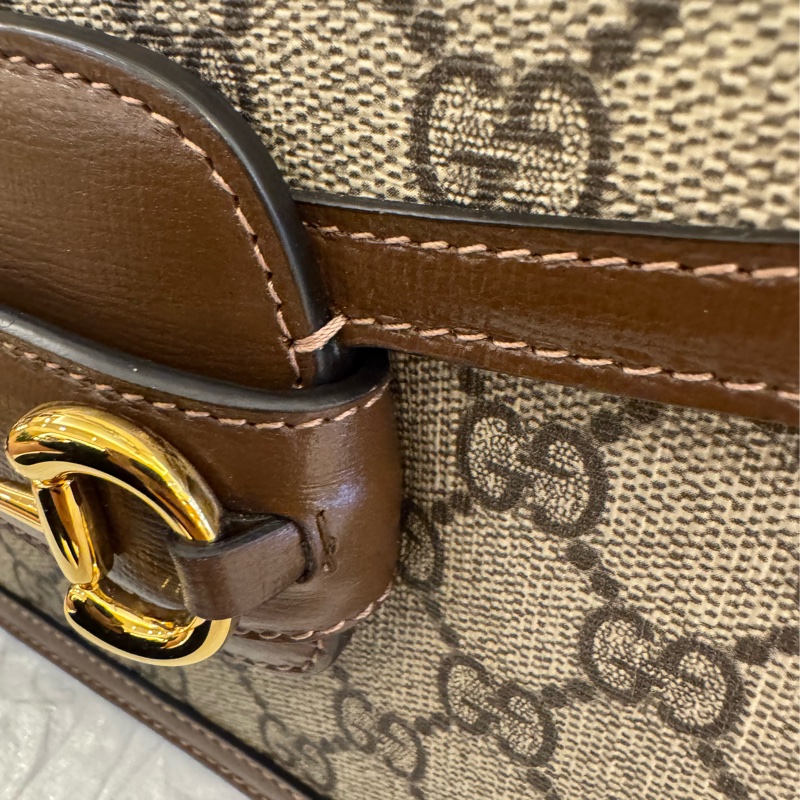 Gucci咖pvc1955斜背包GM-38