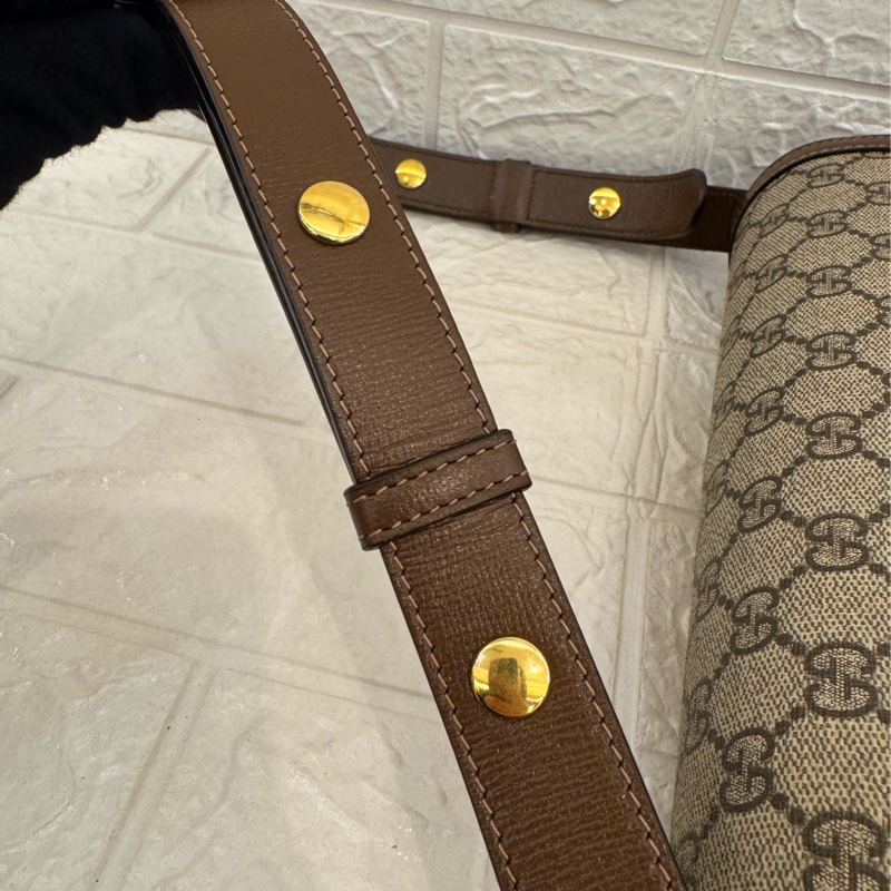 Gucci咖pvc1955斜背包GM-39