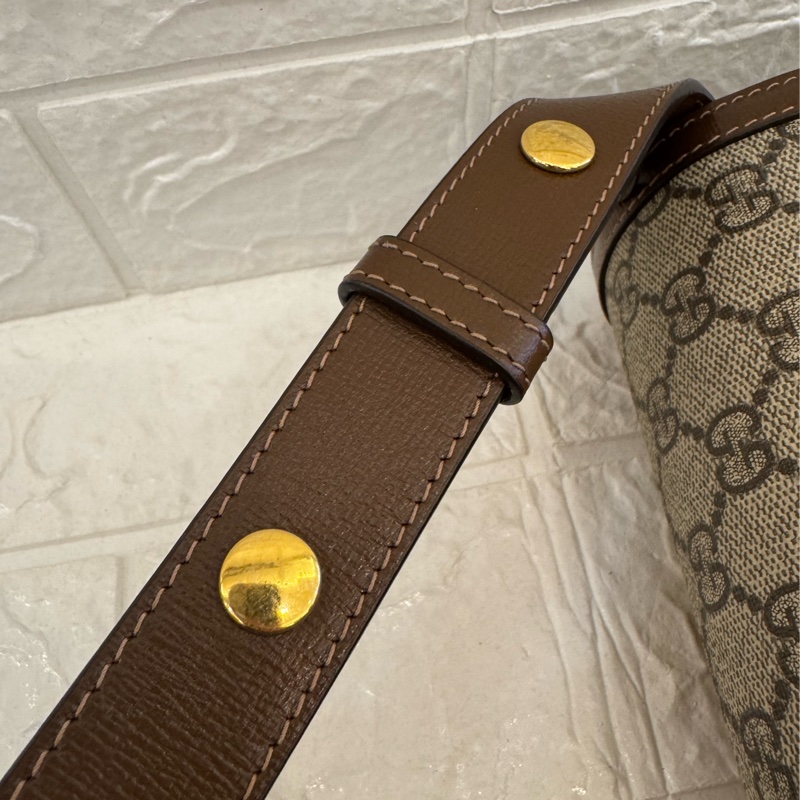Gucci咖pvc1955斜背包GM-40