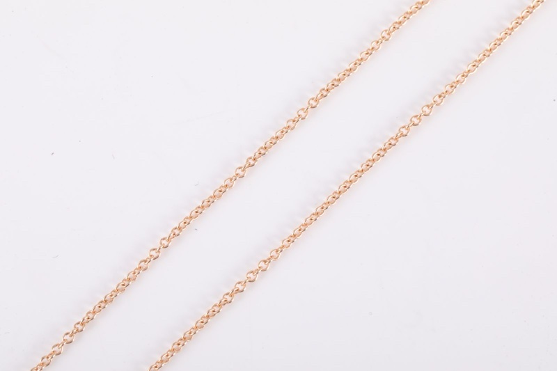 TIFFANY&CO(蒂芙尼) Tiffany T 微笑項鏈 小號 滿鑽 18K玫瑰金/鑽石 項鏈 玫瑰金 18K-3