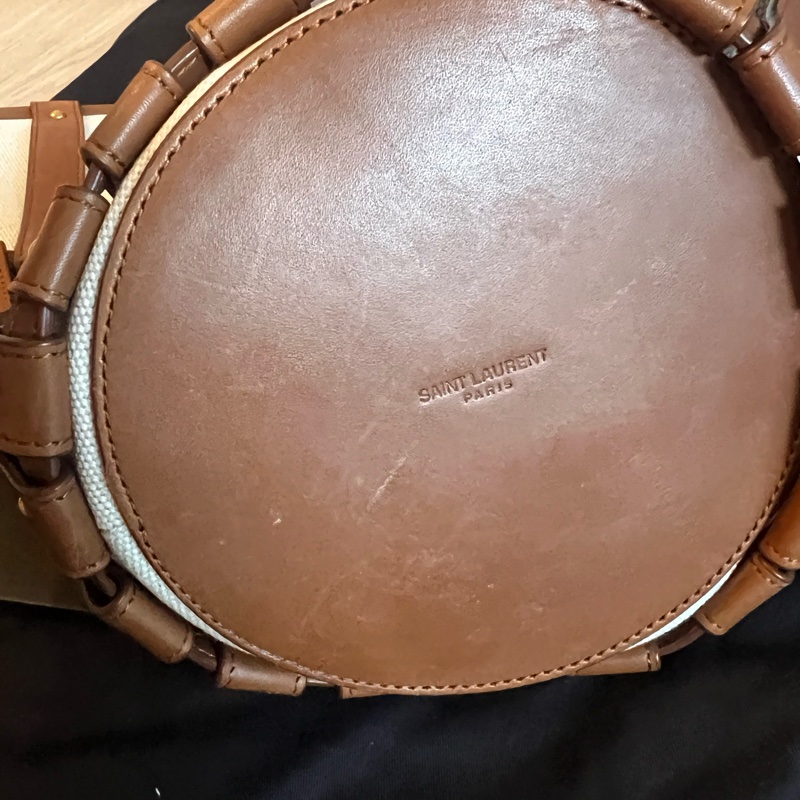 Saint Laurent Beatrix Panier 鏤空手提包-14