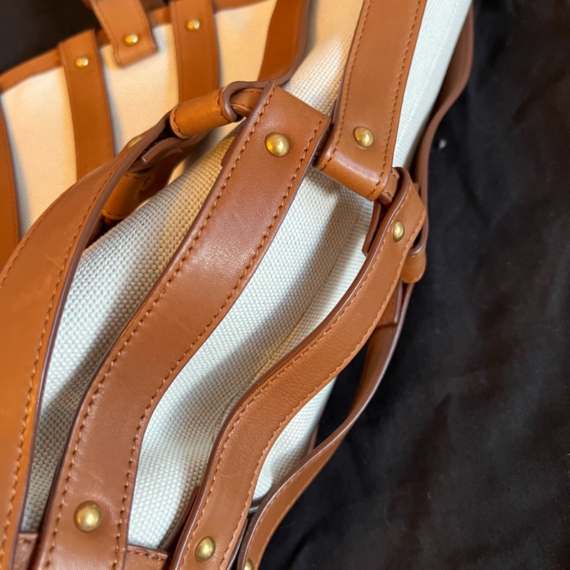 Saint Laurent Beatrix Panier 鏤空手提包-23