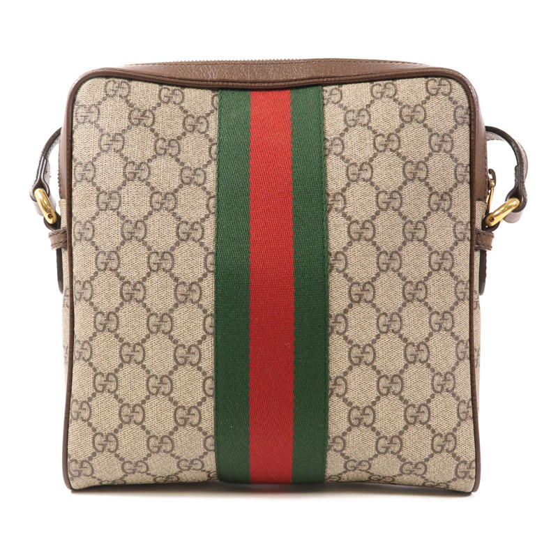 GUCCI 塗層帆布Supreme Ophidia Small Messenger金扣肩背袋-1