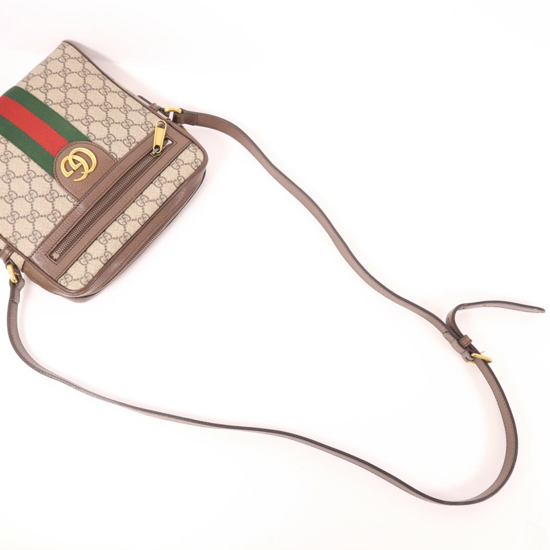 GUCCI 塗層帆布Supreme Ophidia Small Messenger金扣肩背袋-4