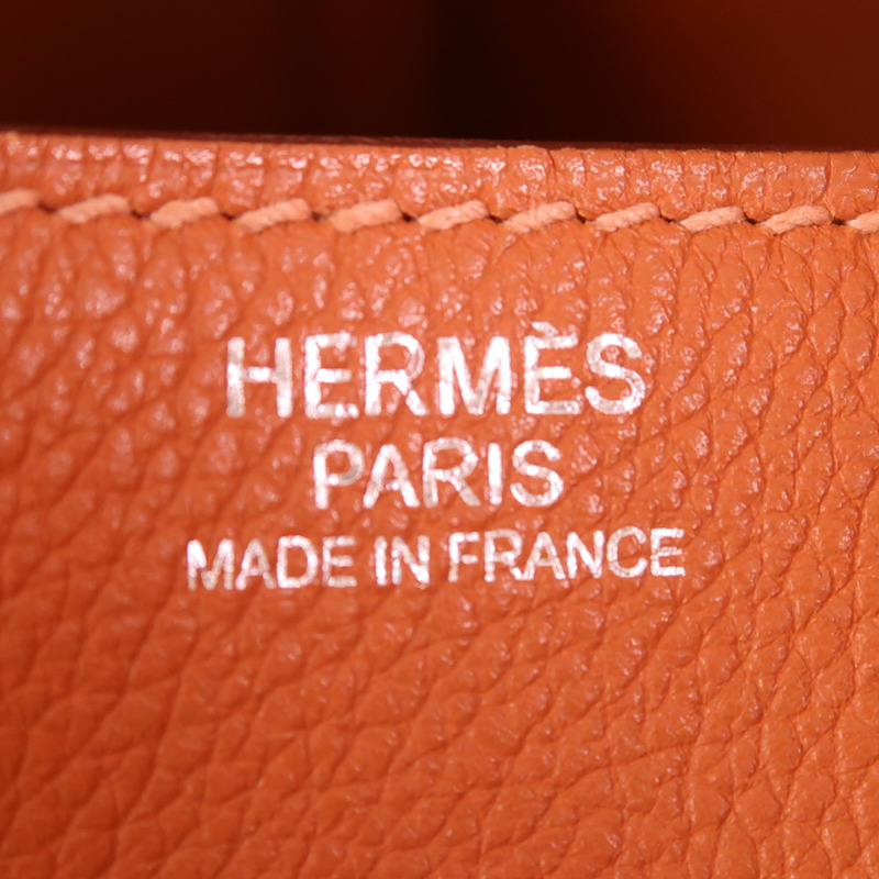 HERMES Evercolor皮革Lindy 34銀扣手挽肩背兩用袋-11