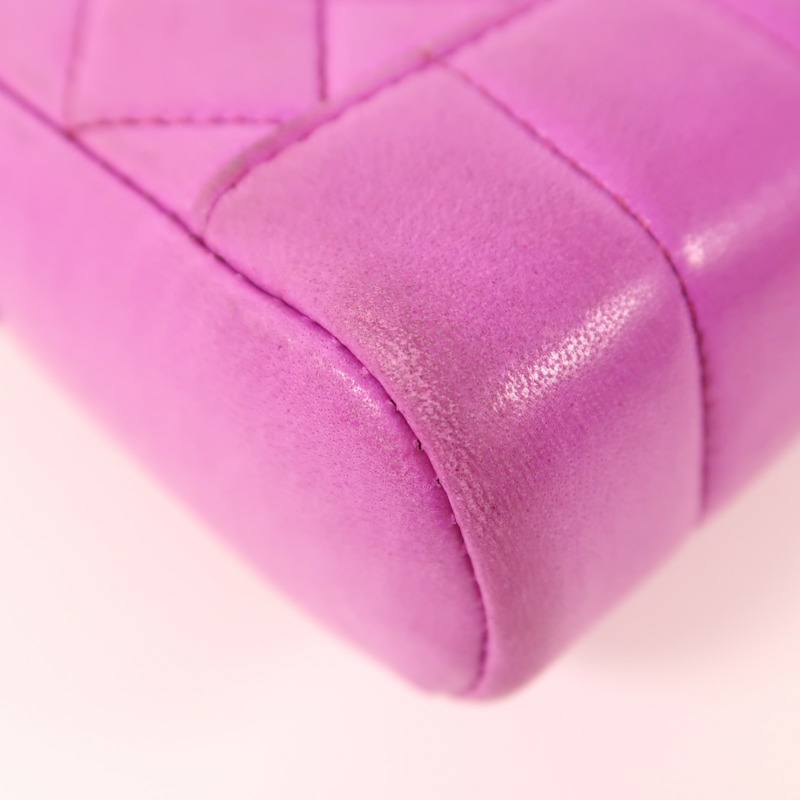 CHANEL 牛皮皮革Shoulder Bag金扣肩背袋-8