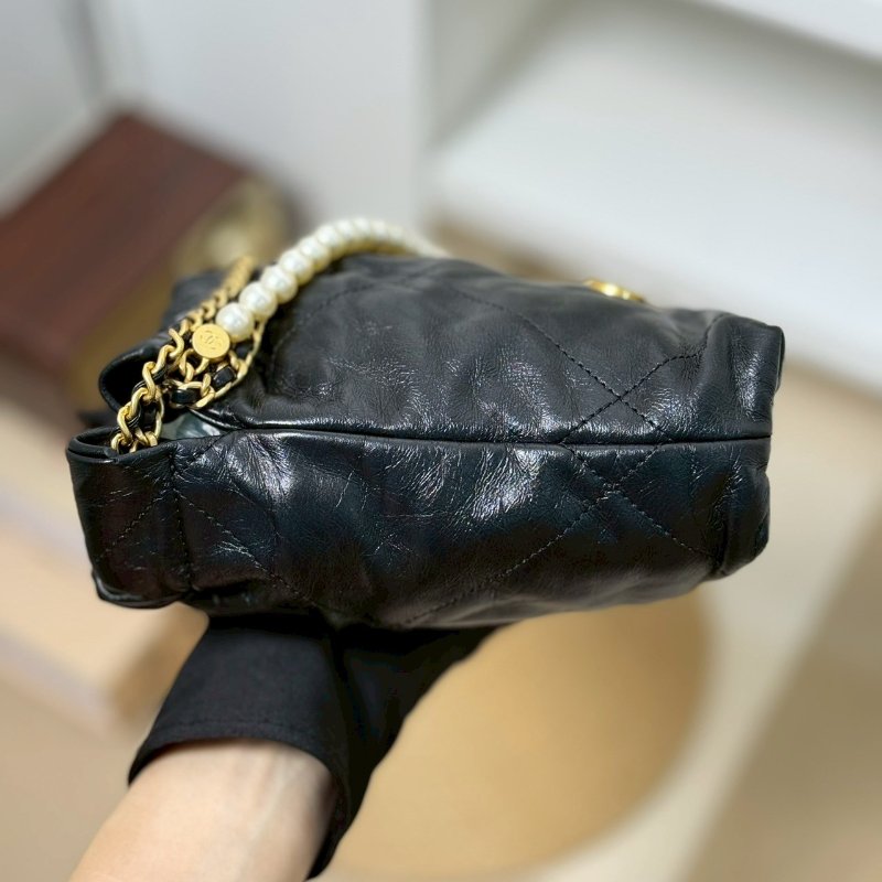 🏷️Chanel.23S 22 mini bag 珍珠垃圾袋 限量秀款 芯片款-3