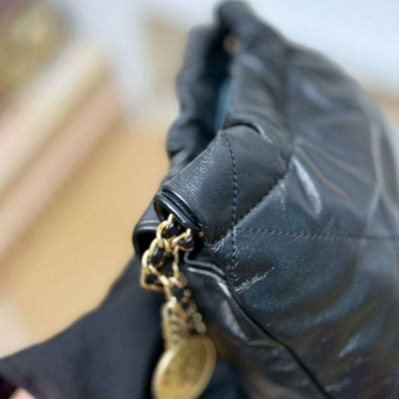 🏷️Chanel.23S 22 mini bag 珍珠垃圾袋 限量秀款 芯片款-11