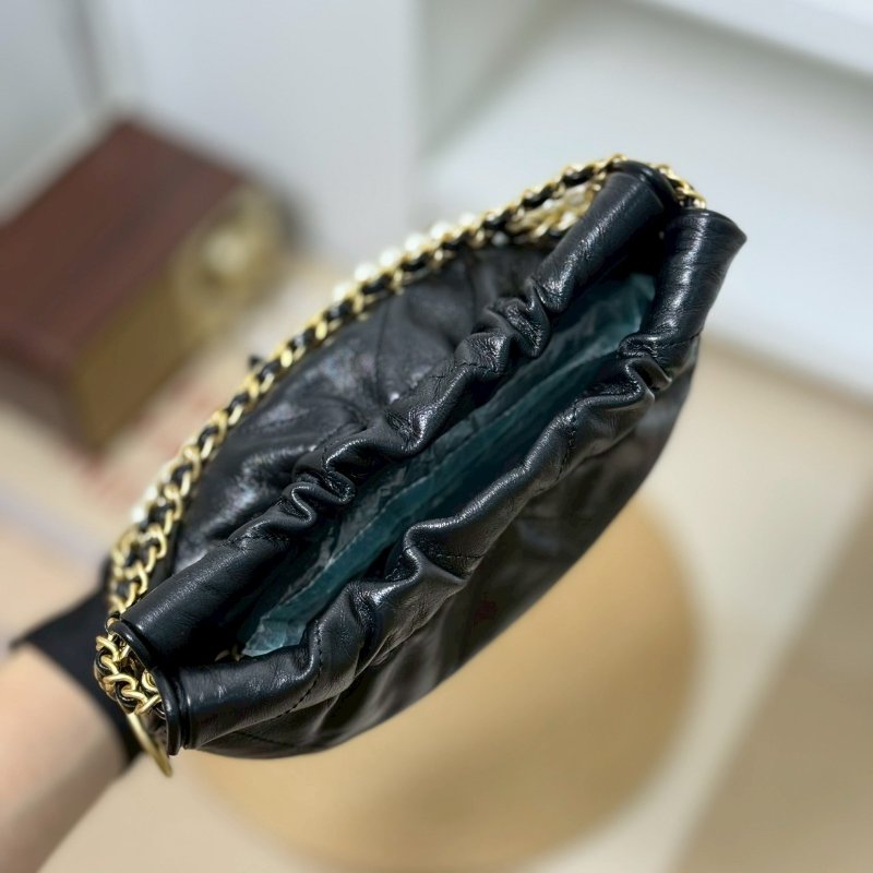 🏷️Chanel.23S 22 mini bag 珍珠垃圾袋 限量秀款 芯片款-14