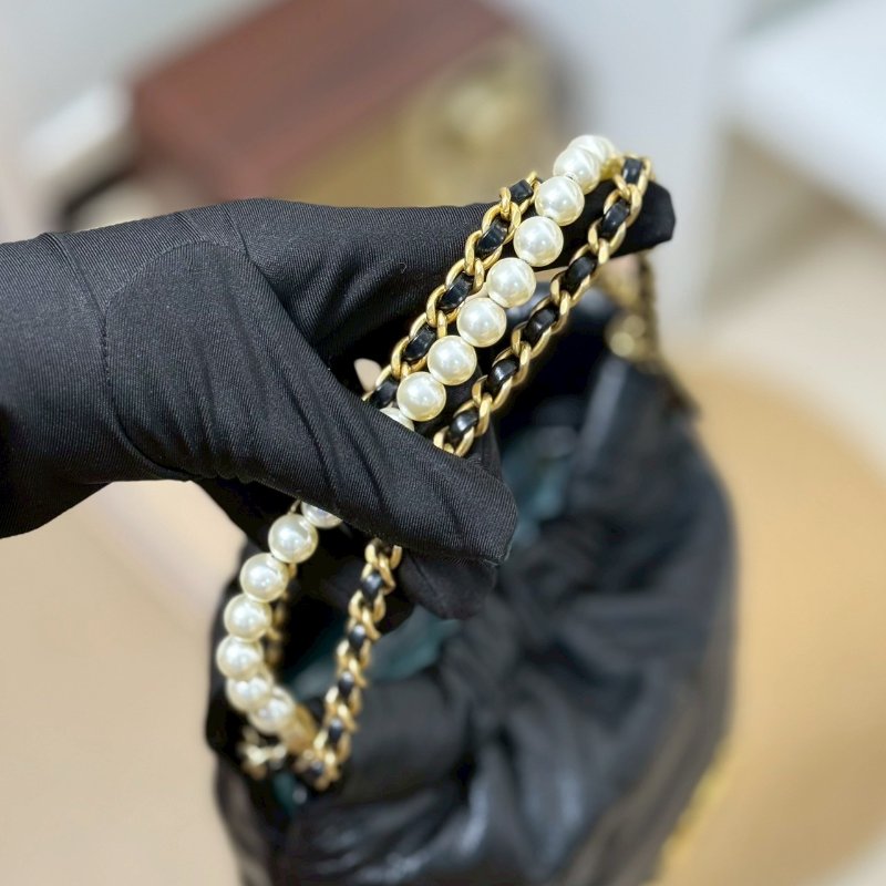 🏷️Chanel.23S 22 mini bag 珍珠垃圾袋 限量秀款 芯片款-16