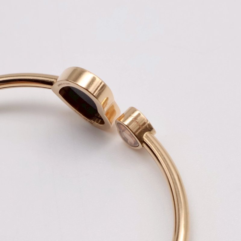 Chopard Happy hearts18K玫瑰金東陵石手環- XS 0.05carat-5