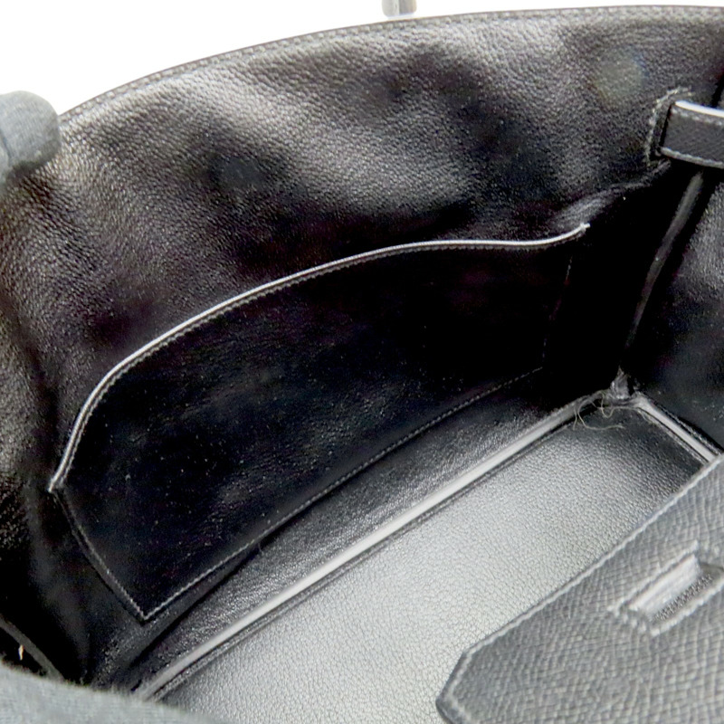 黑色 Epsom牛革 Birkin 30 柏金包 手提包 A刻 金扣 A IS 960 AH-5