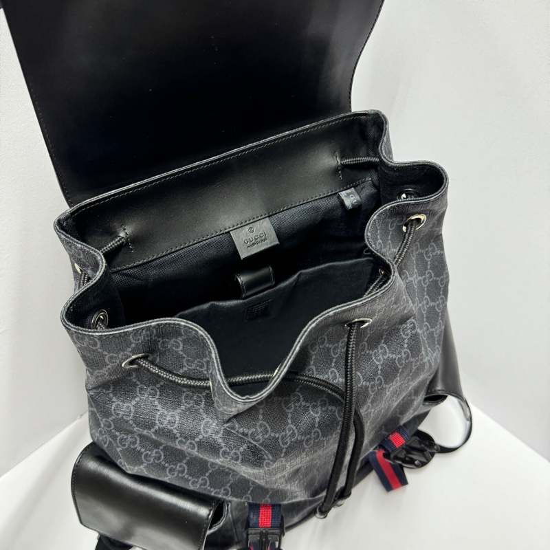 (超新!超稀有) GUCCI Supreme 經典老花 後背包🎒 專櫃11萬-14