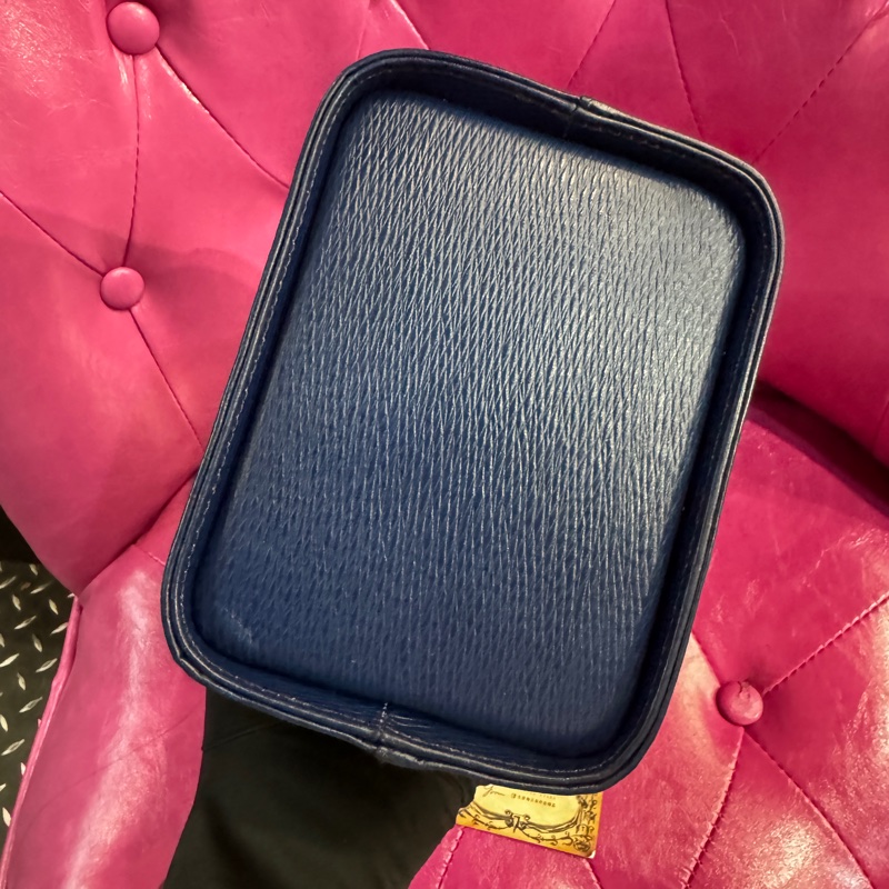 巴黎世家Balenciaga藍金手提包/王吉娜古董精品-7