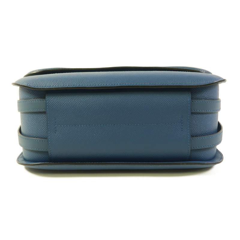 HERMES Epsom皮革/Swift皮革Harnais銀扣肩背袋Colvert-3