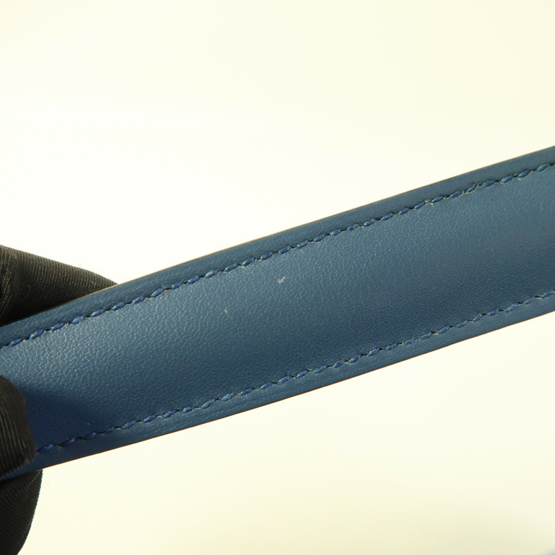 HERMES Epsom皮革/Swift皮革Harnais銀扣肩背袋Colvert-14