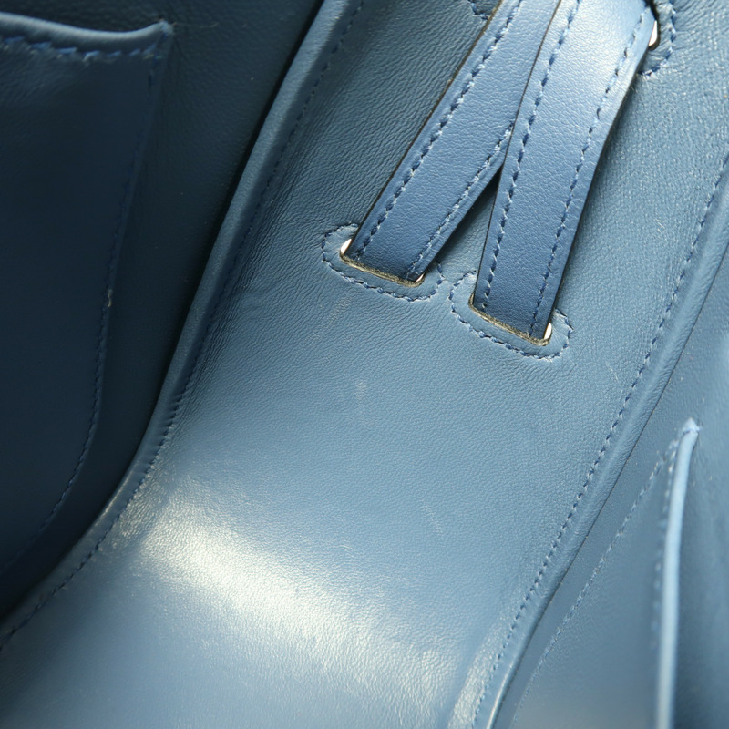 HERMES Epsom皮革/Swift皮革Harnais銀扣肩背袋Colvert-16