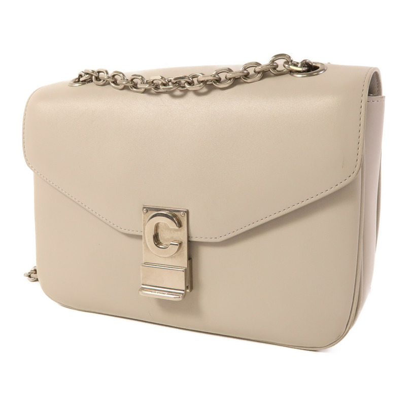 CELINE 牛皮皮革Medium C鏈帶肩背袋-2