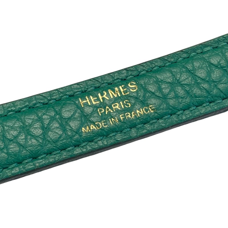 HERMES 愛馬仕 KELLY 28 C刻 皮革 手提包 絲絨綠 金釦-24