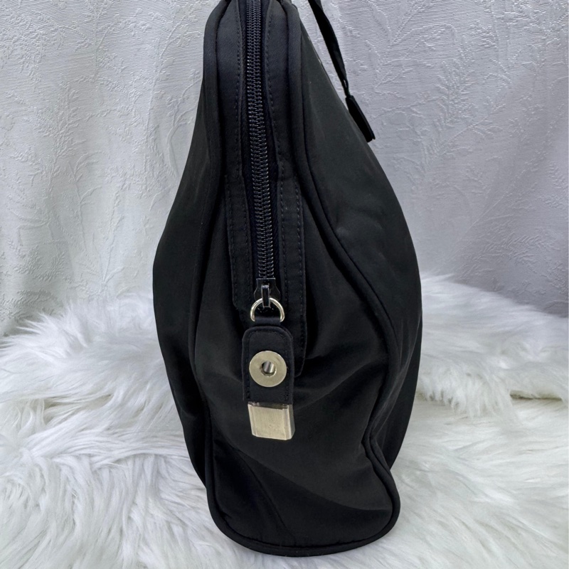 Prada 黑色尼龍手提包公事包鎖頭-2