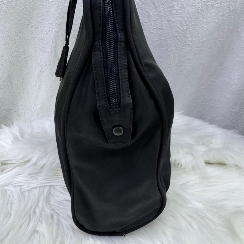 Prada 黑色尼龍手提包公事包鎖頭-3