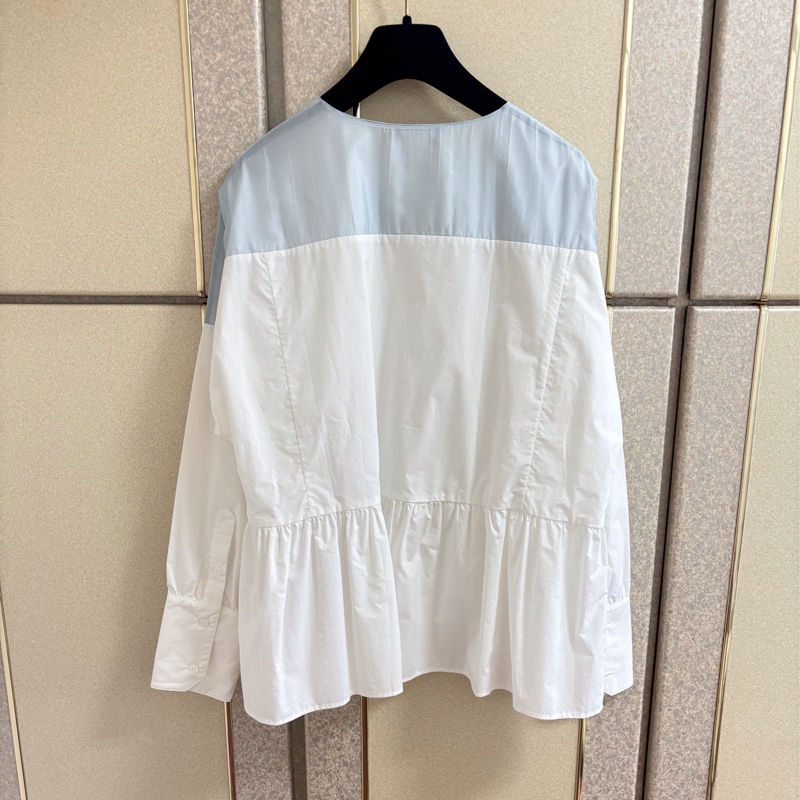 2）全新Max&co正品質感白色襯衫 38號 原價8000多-7