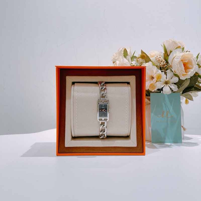 TW4376 Hermes愛馬仕手錶 Nantucket Watch SO Diamond 39 Indexes QZ SS-0