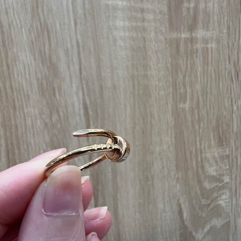 Cartier 750黃K金Juste un Clou小型款釘子戒指B42259-4