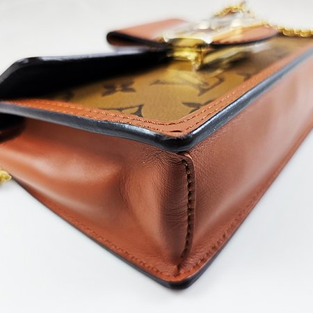 【L3268】LV 原花達芙妮 DAUPHINE 鍊帶斜背包 M68746-3