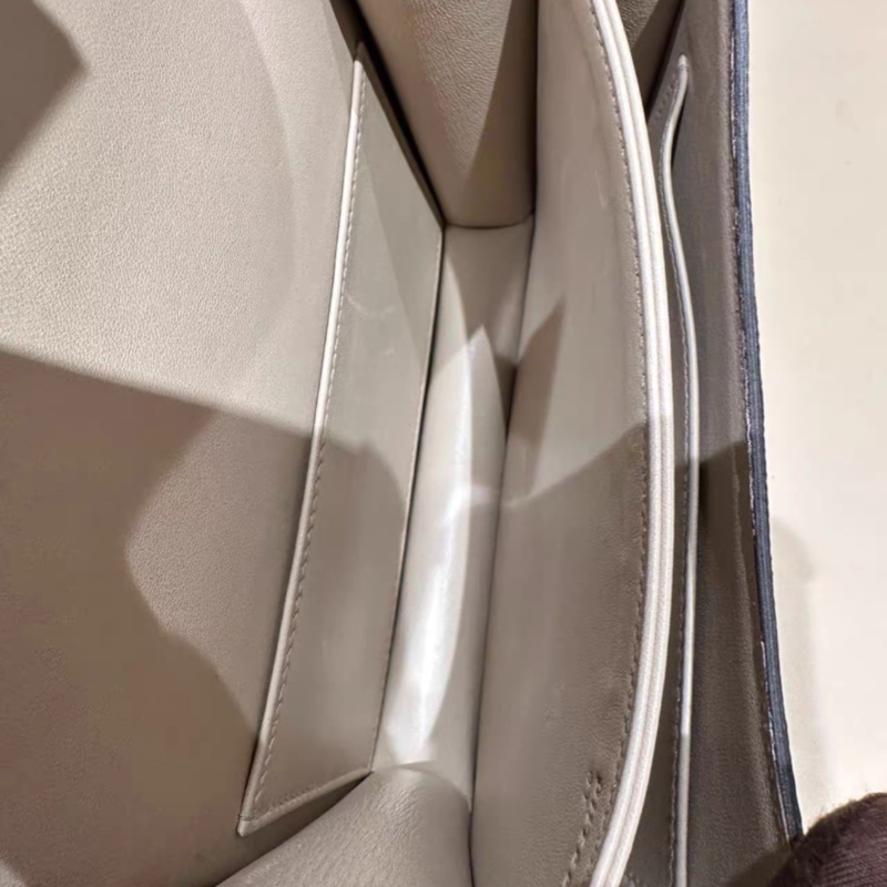 未使用Hermes constance 康康 19 原色蜥蜴 金扣 D刻 盒子 票證-4