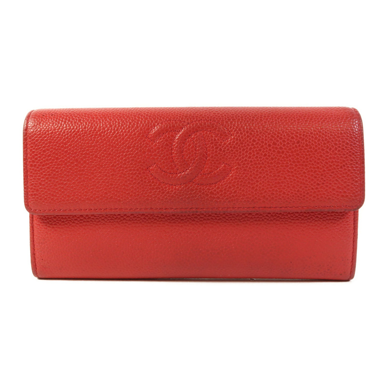 CHANEL 牛皮皮革Long Wallet長錢包-0