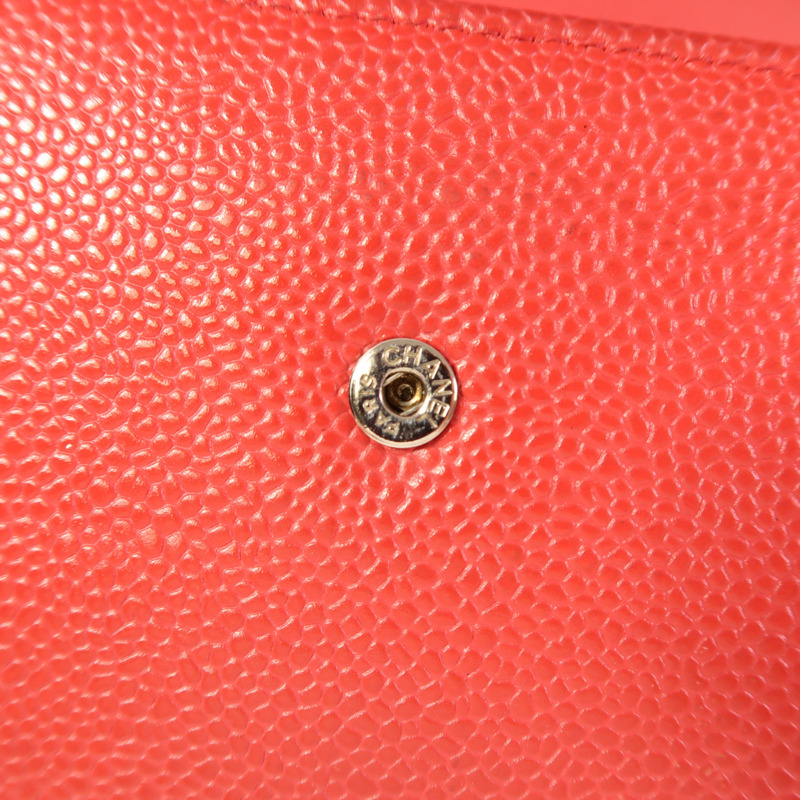 CHANEL 牛皮皮革Long Wallet長錢包-8