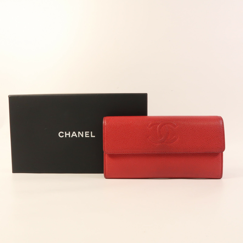 CHANEL 牛皮皮革Long Wallet長錢包-20