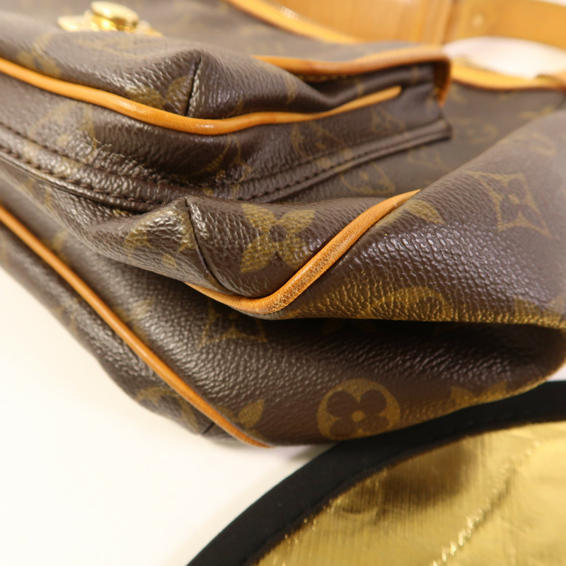 LOUIS VUITTON Monogram Tikal GM金扣肩背袋-10