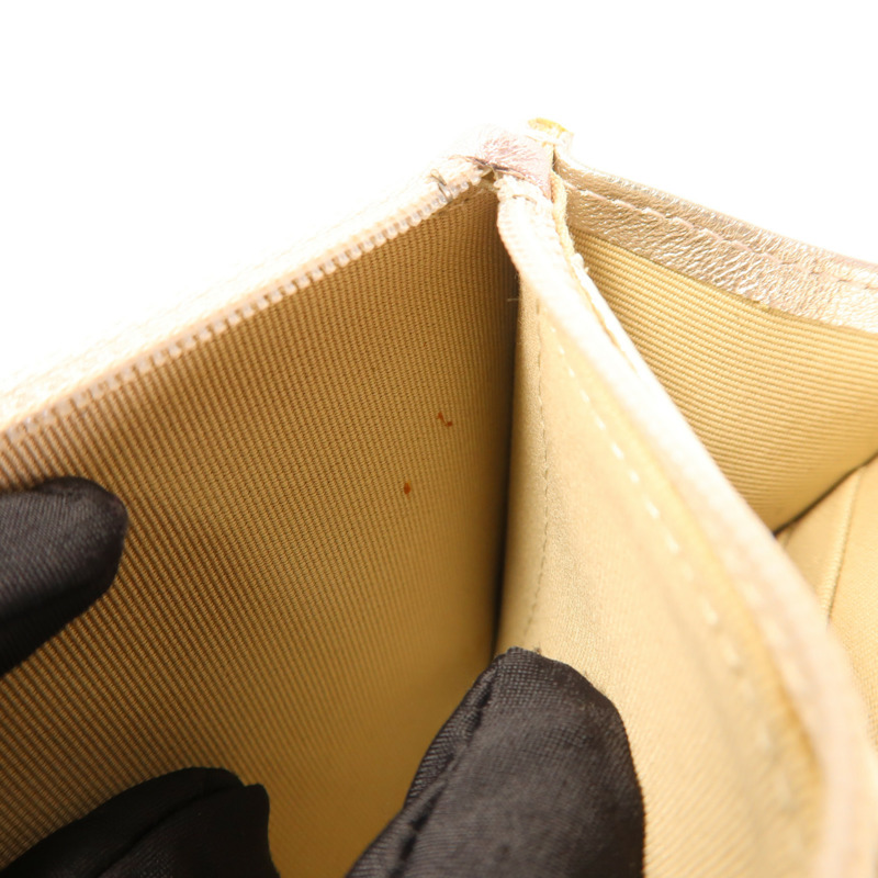 CHANEL 羊皮皮革Wallet on Chain金扣鏈帶肩背袋-17