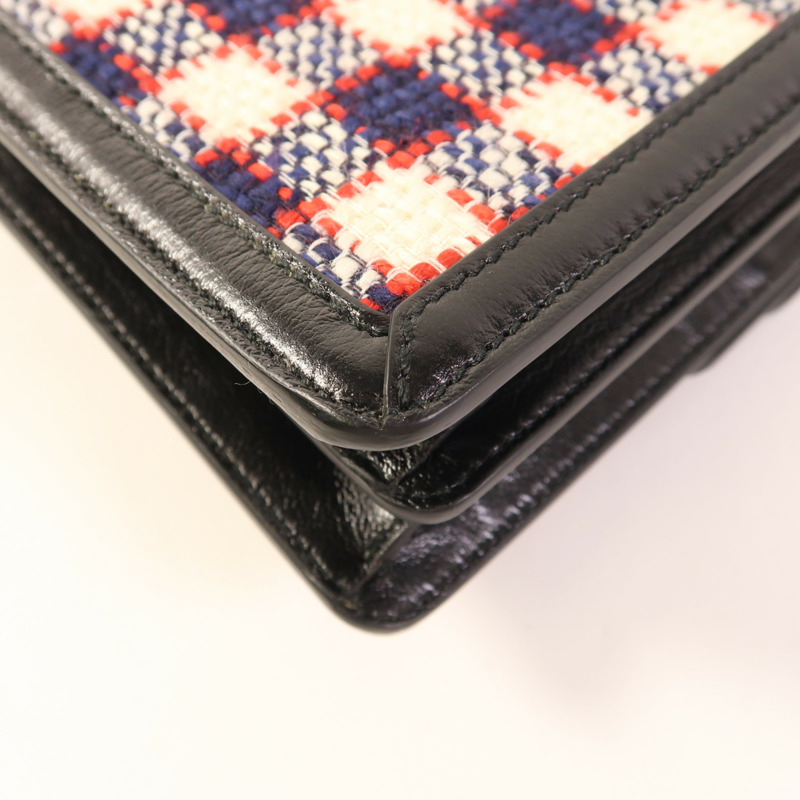 GUCCI Tweed Dionysus鏈帶肩背袋-14