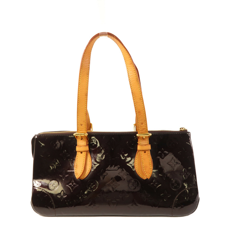 LOUIS VUITTON Vernis Rosewood Avenue金扣手挽袋-1